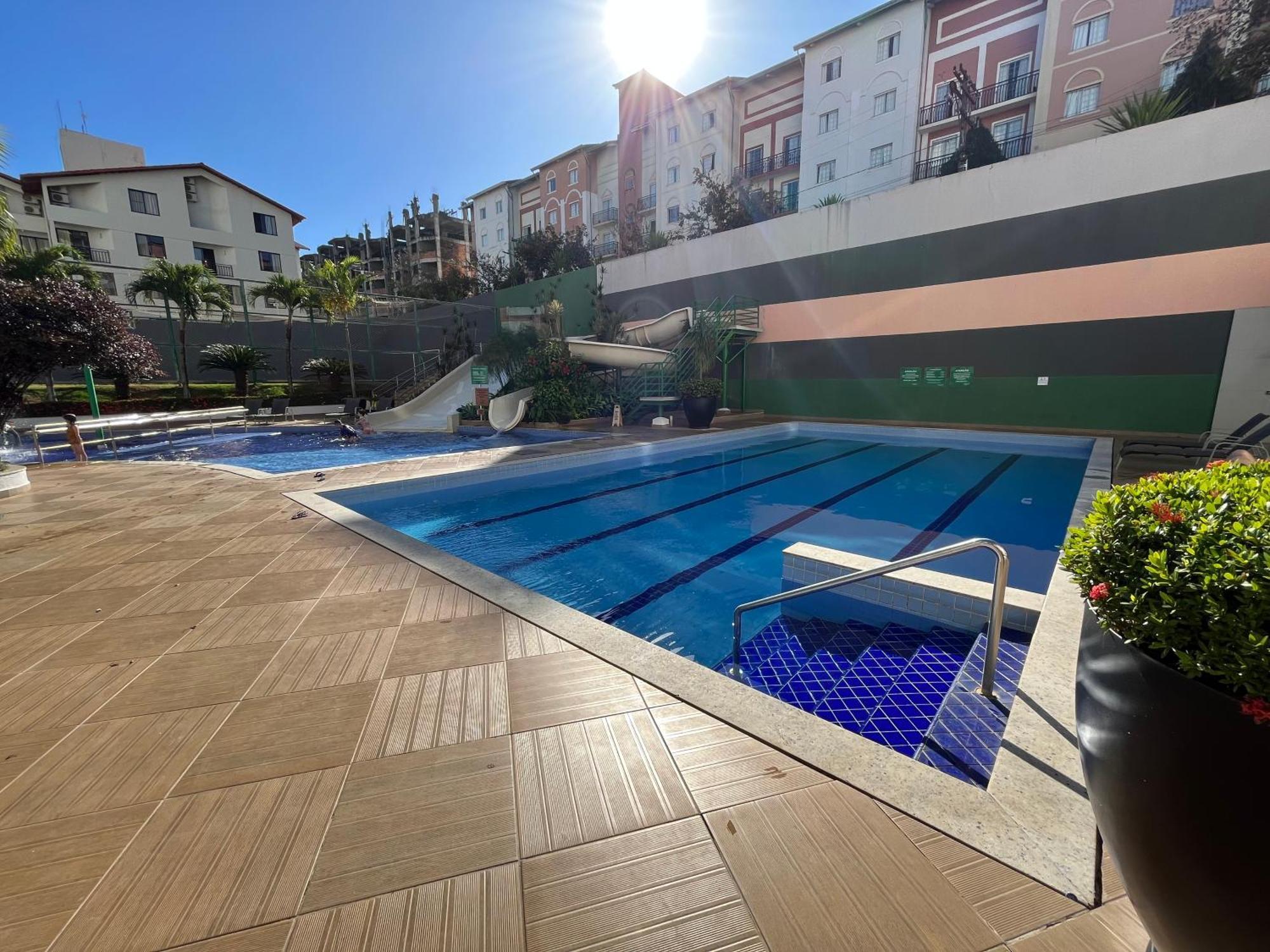 Flat 501 - Condominio Veredas Do Rio Quente - Diferenciado Com Ar Na Sala E No Quarto Zewnętrze zdjęcie